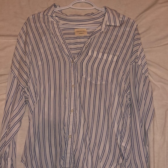 Striped Button Up - Picture 1 of 1